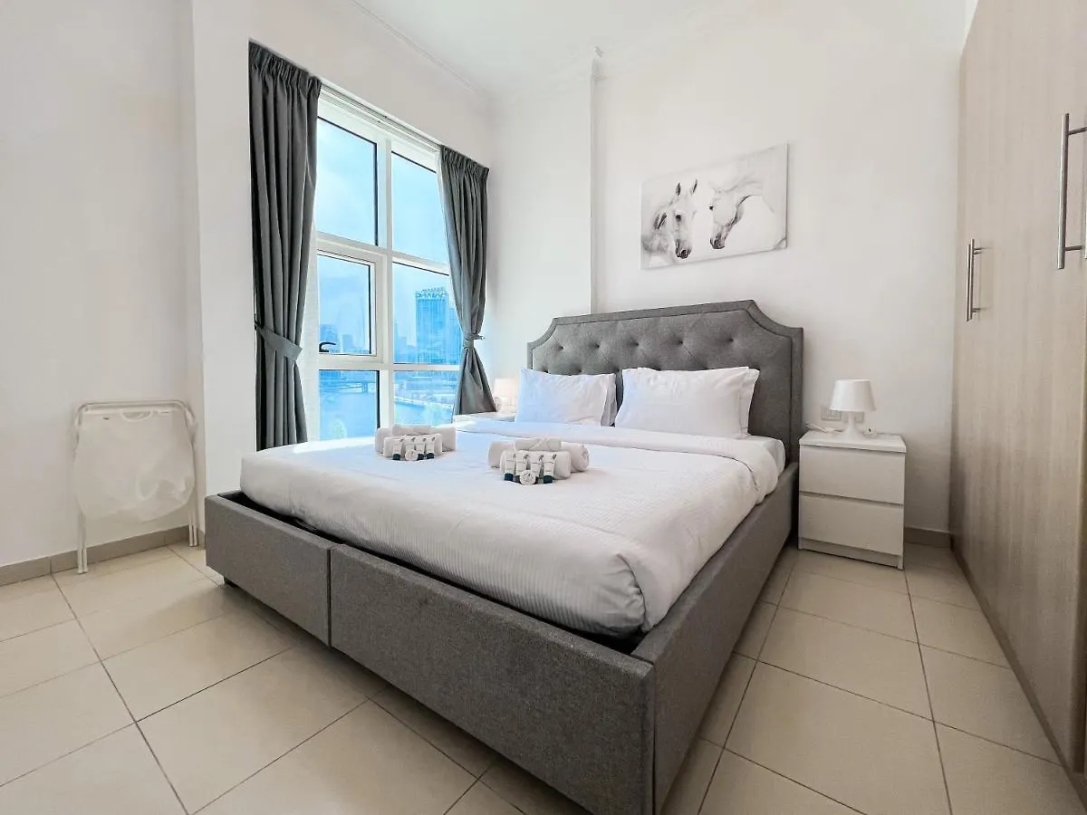 1Br Suit With Full Canal View - Down Town 迪拜 公寓